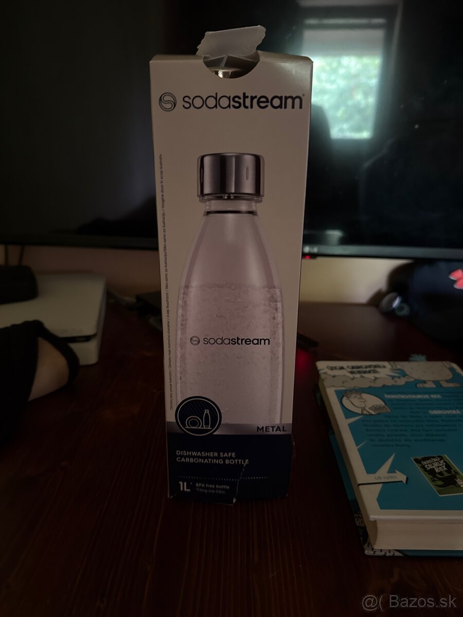 Sodastream fľaša. Metal