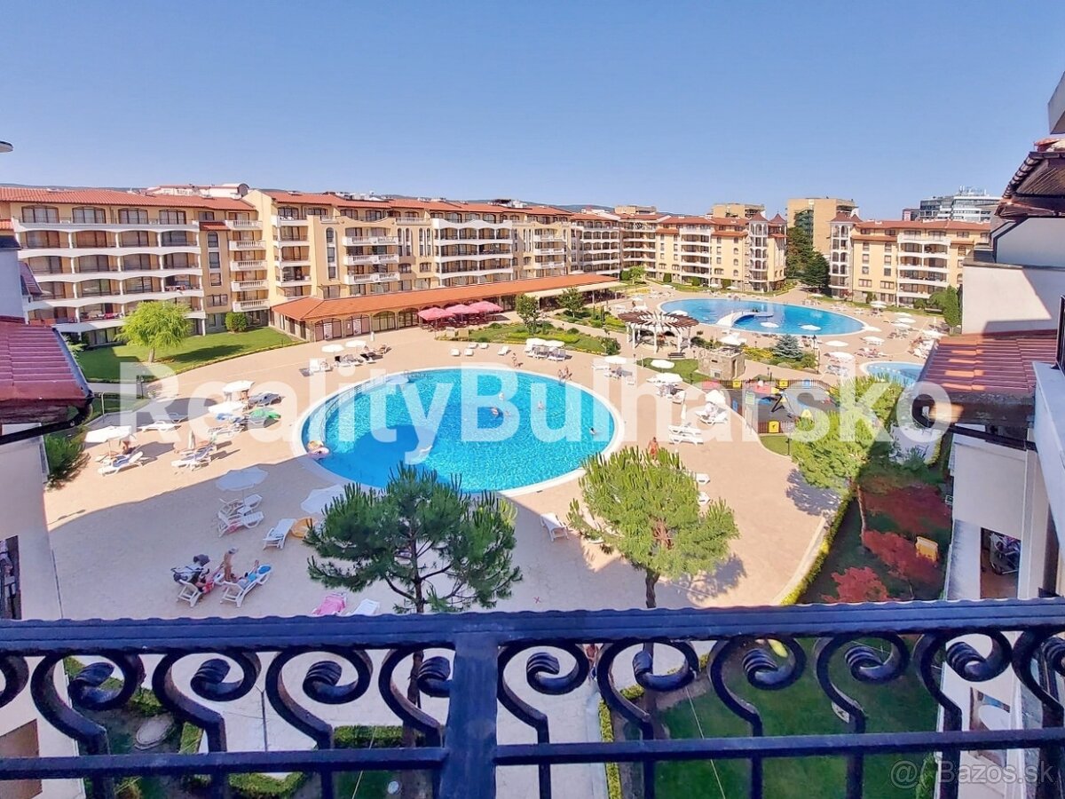 Byt 1kk s verandou v luxusním SPA komplexu-Slunečné pobřeží