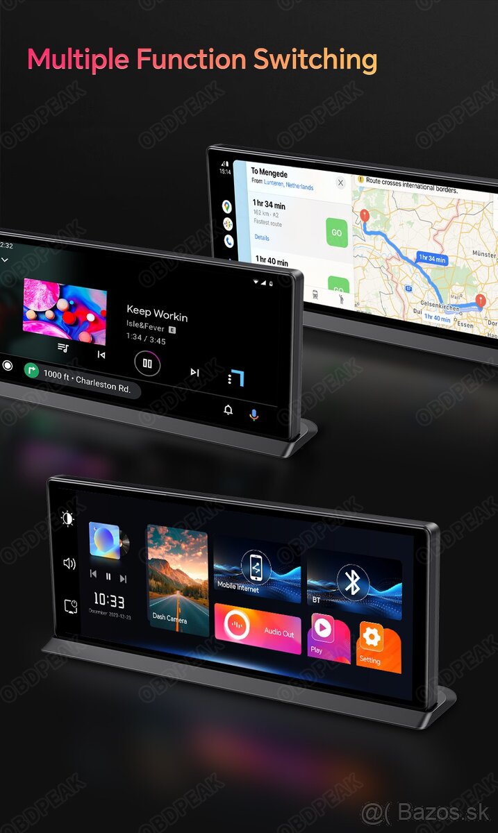 DVR 4K kamera Android auto Carplay