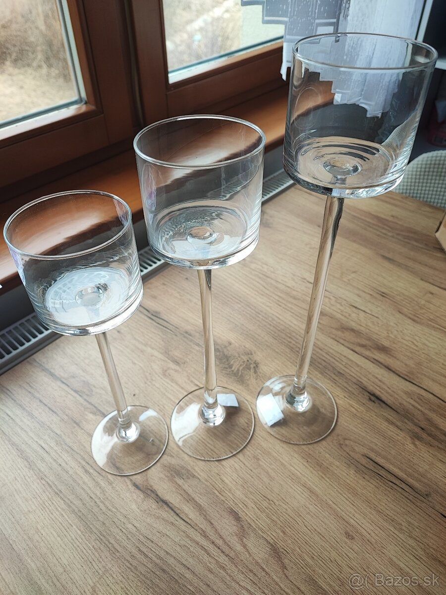 svadobna vyzdoba  svietniky 30,35,40 cm