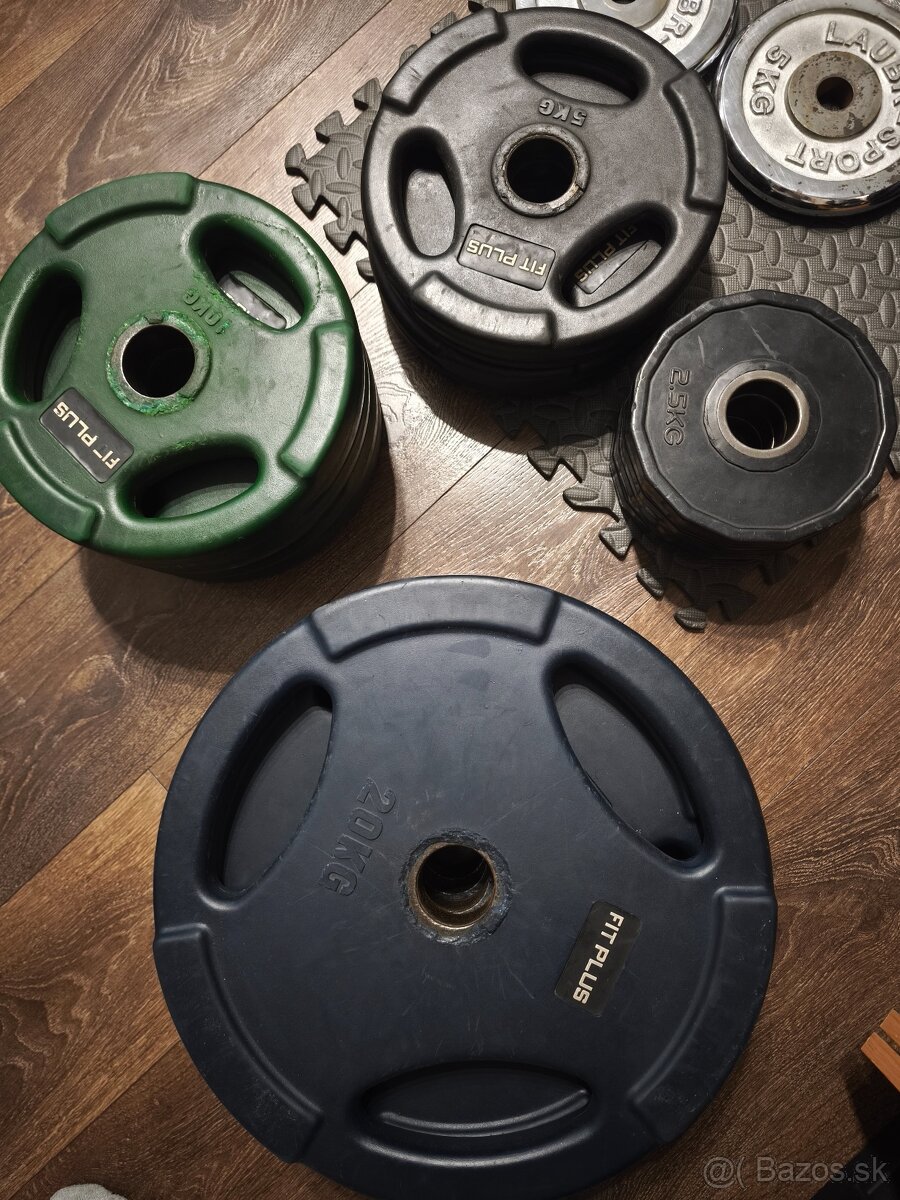 kladka, tyč, kotúče , stojany forward fitnes