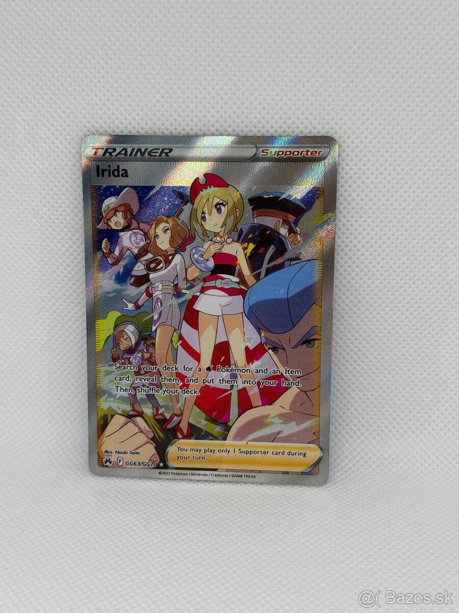 Pokémon karta Irida GG63 – EX – ORIGINÁL