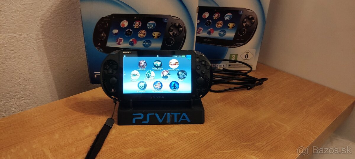 PS VITA LCD WIFI v2, 128GB, upravena.