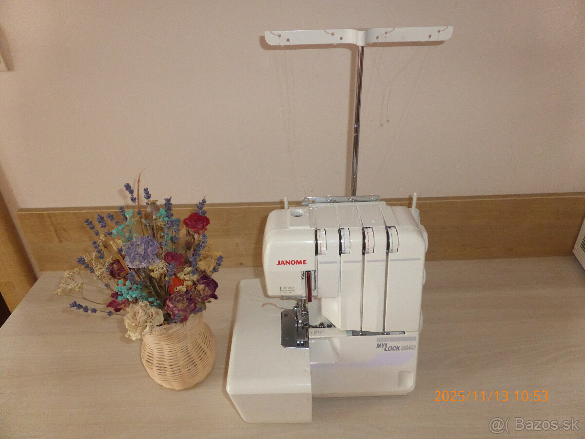 Predám Obnitkovací stroj JANOME 504-D