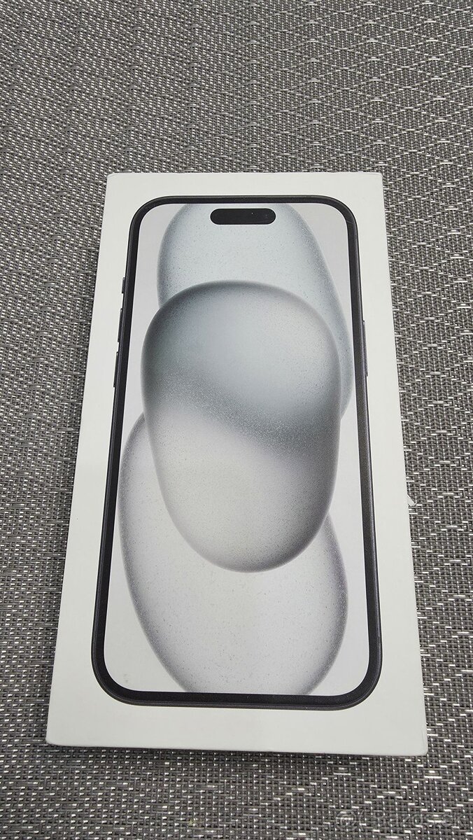 Apple iPhone 15 128GB BLACK , nový NEAKTIVOVANÝ