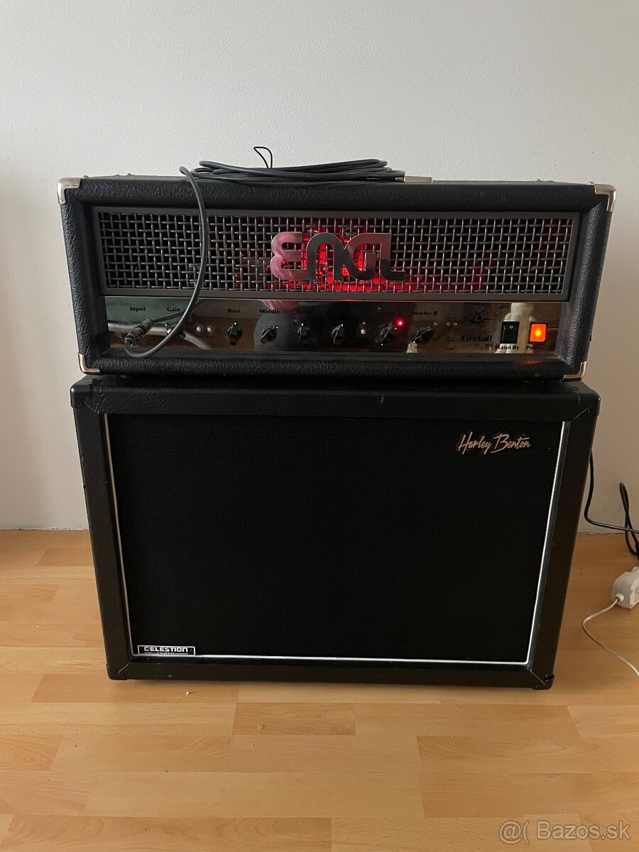 ENGL Fireball 60 + HB 2x12 Celestion aj výmena