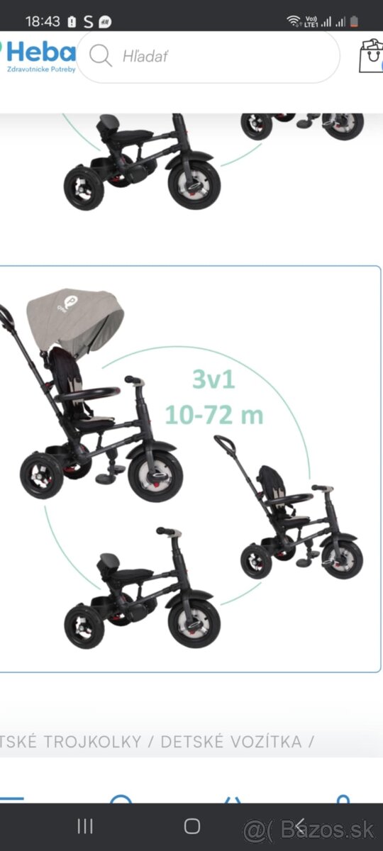 Detská trojkolka
