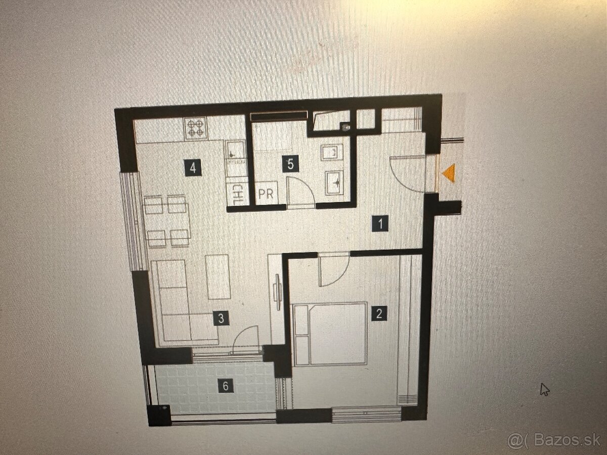 Na predaj 2 izb byt v NR