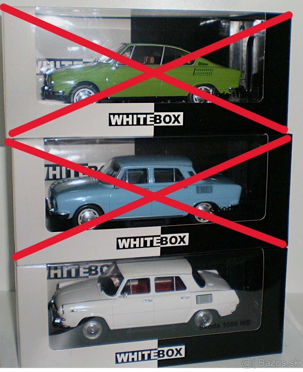 ŠKODA 1000MB , 1:24 , WHITEBOX