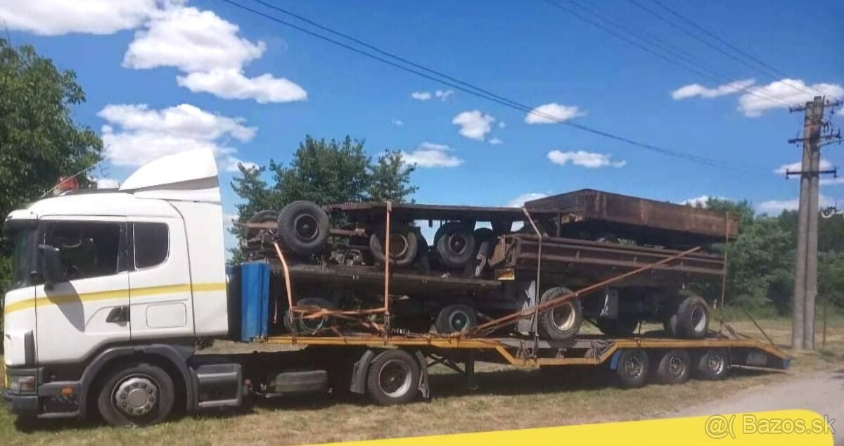 Kupim vlečku 5,7,8,9t autovlek, ifa vlek. Fekal