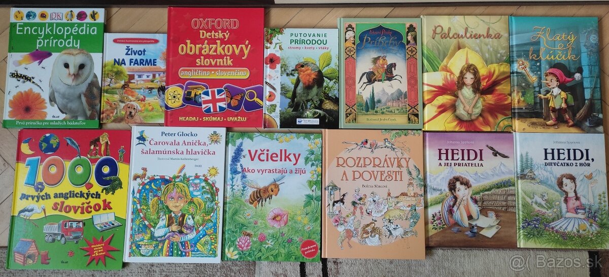 Rozne knihy pre deti do 12 rokov
