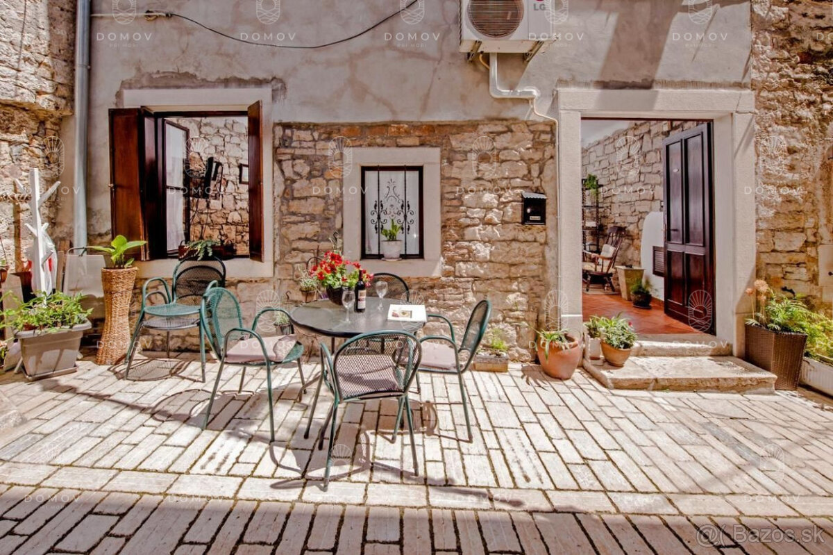 ChorvátskoROVINJ apartmán v centre mesta, len 70 m od mora