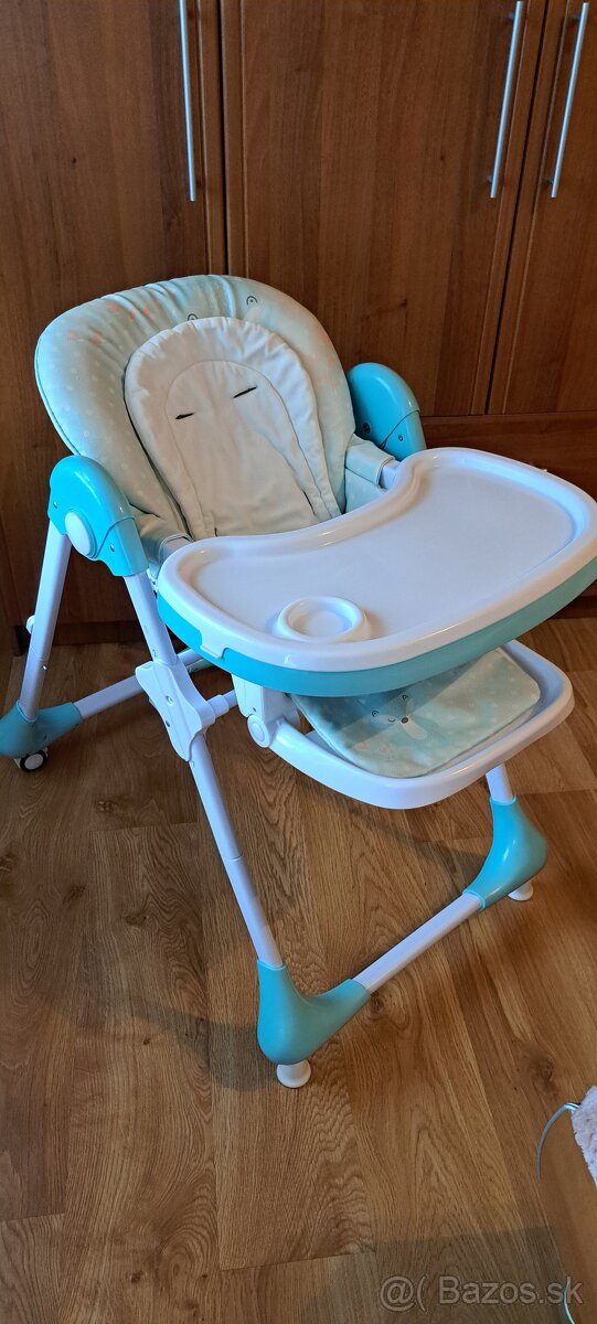 Jedálenská stolička NEW BABY- ekokoža a vložka
