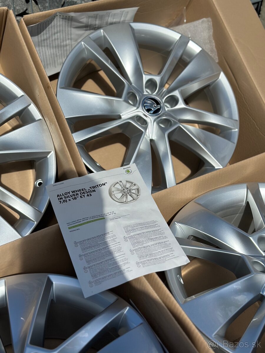 5x112 r18 triton cistonove disky Kodiaq