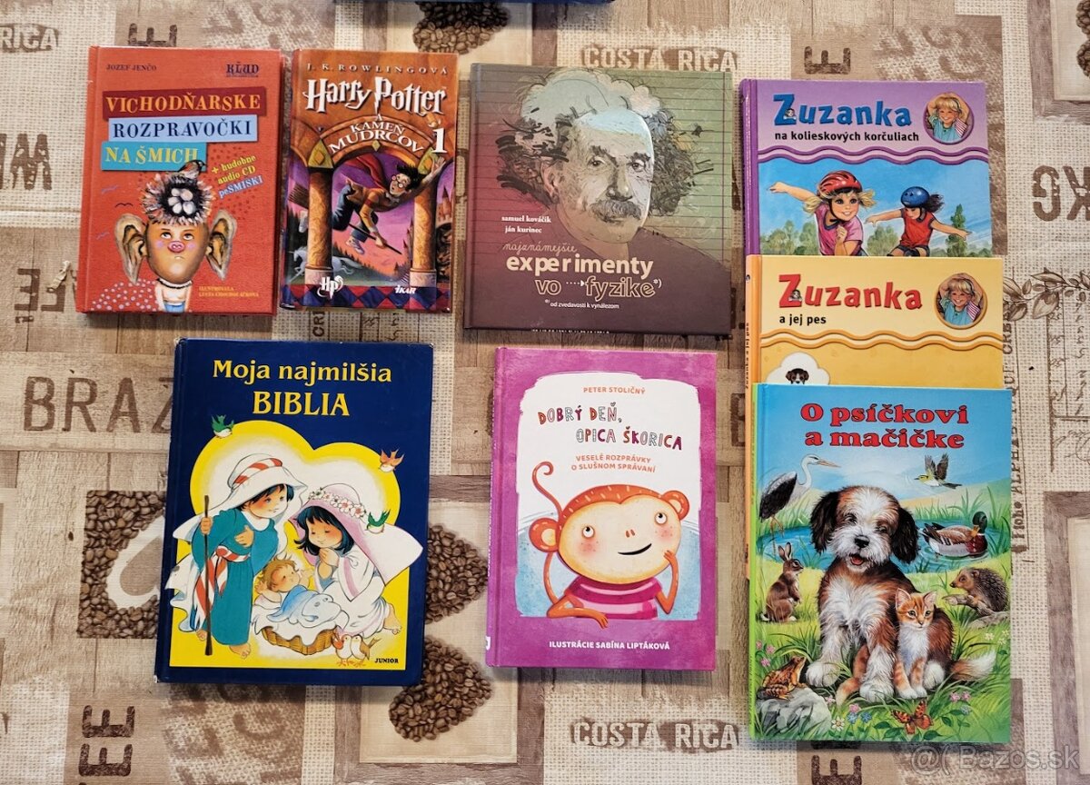 Detské knihy - Harry Potter, Zuzanka, Macko Puf, Futová,...