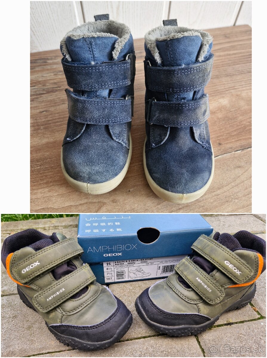 Geox č.25 a zimné Superfit č.24