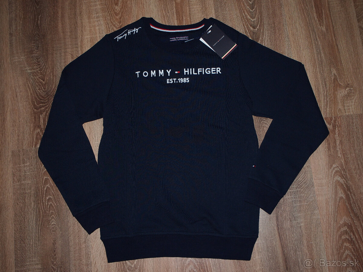 Tommy Hilfiger dámska mikina čierna S