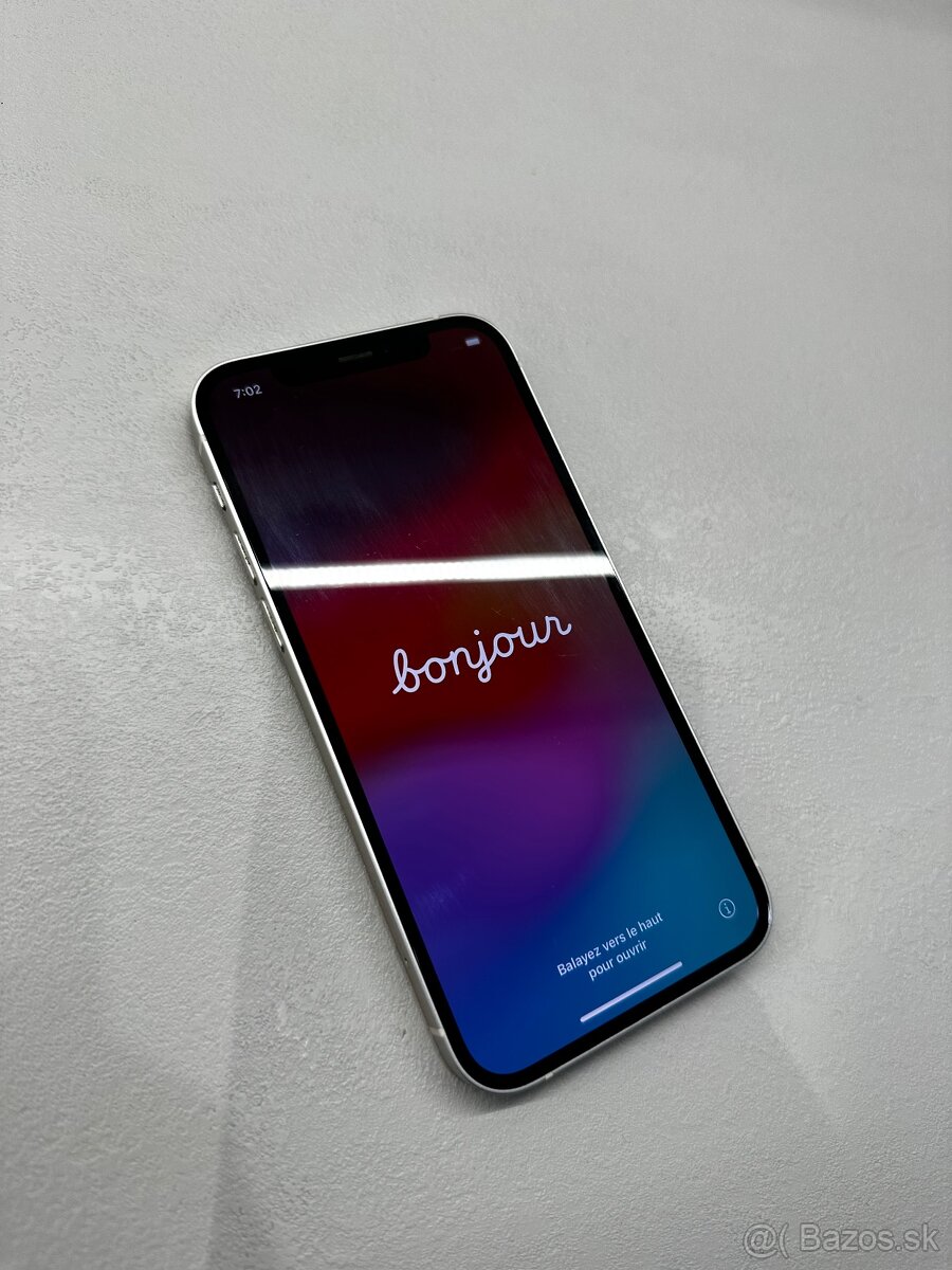 iPhone 12 , 128gb, biely, ako nový topstav