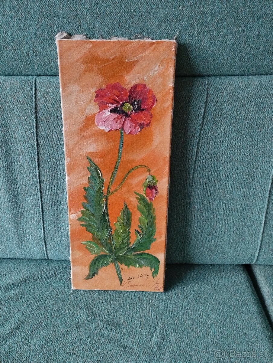 Predám obraz "Mak" od V. Semančíka