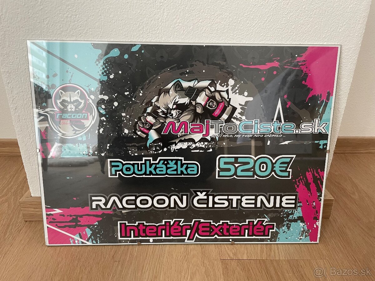 Poukážka na čistenie auta