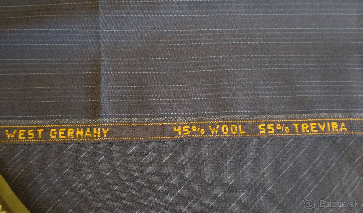 Kvalitná metráž na pánsky oblek