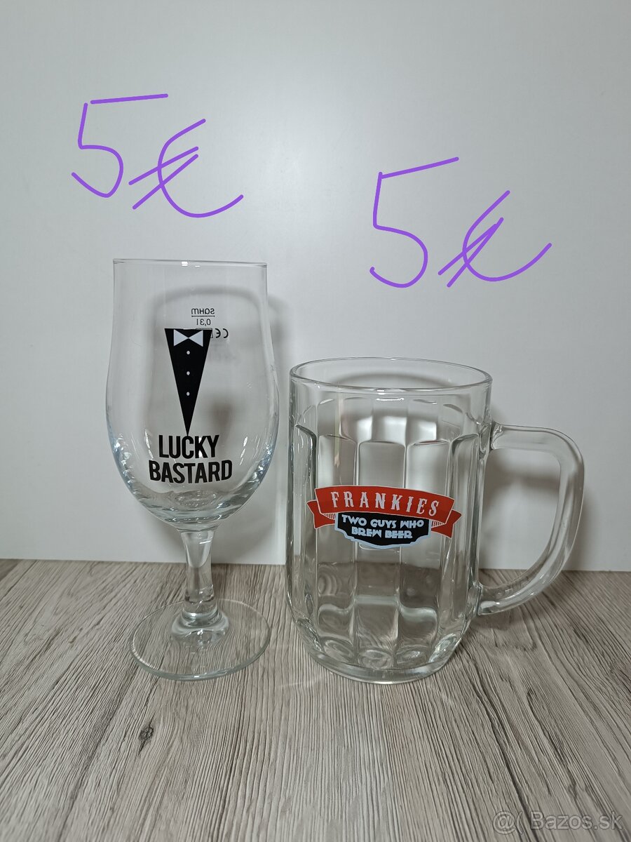 České pivové poháre 2