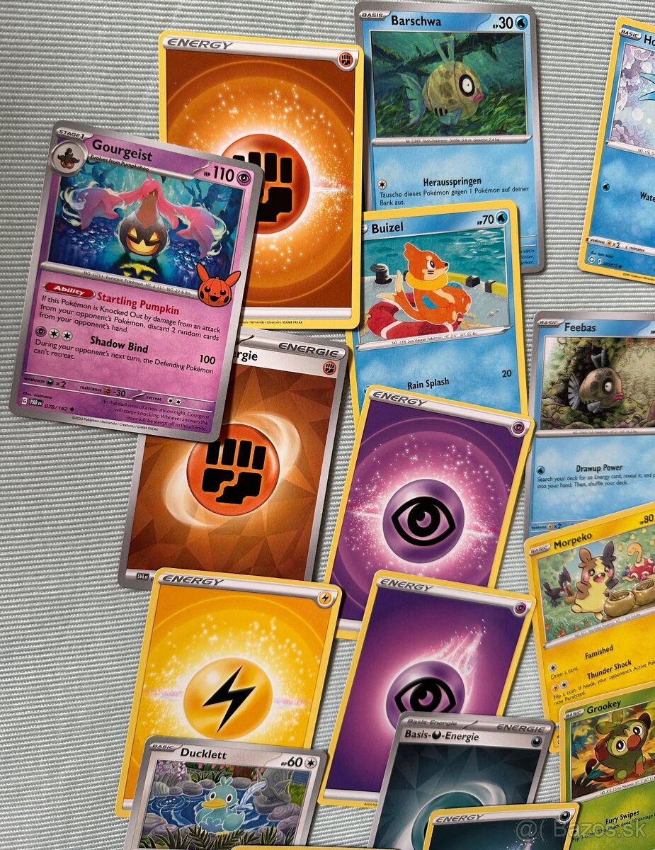 Originál Pokémon karty za 10eur