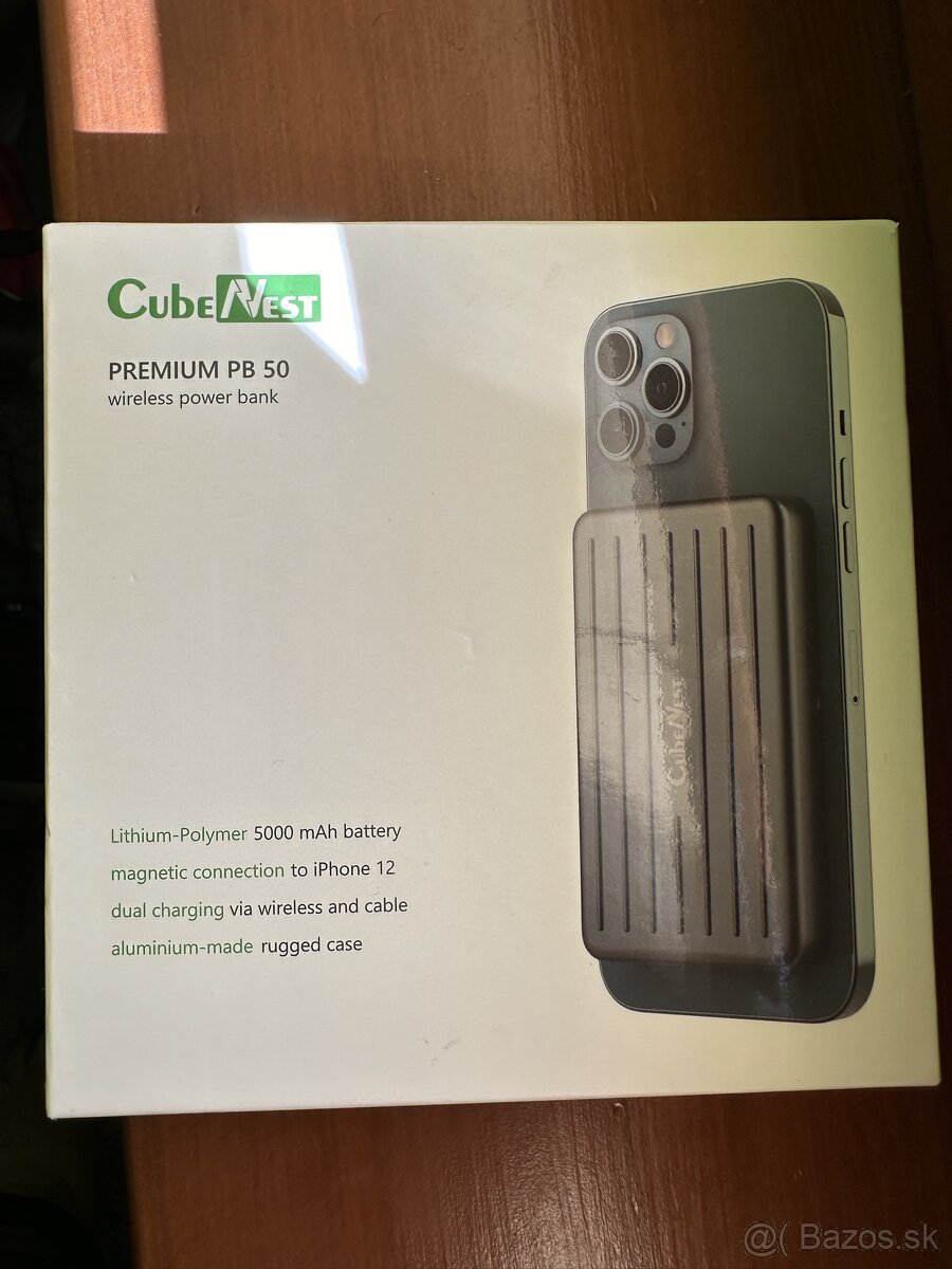 CubeNest magsafe Wireless bezdrôtová  Powerbanka