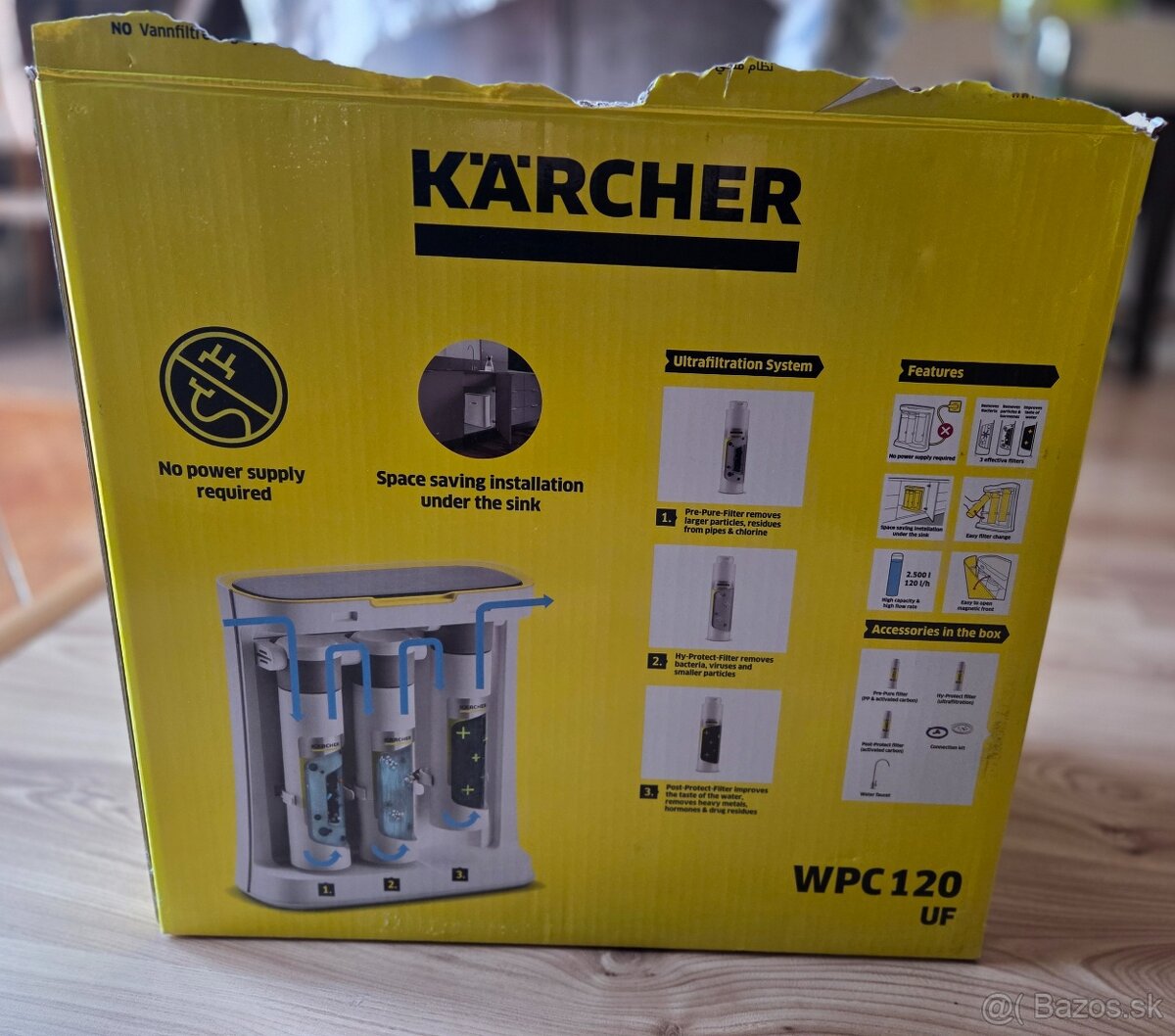 Jednotka na filtráciu vody KARCHER WPC 120 UF