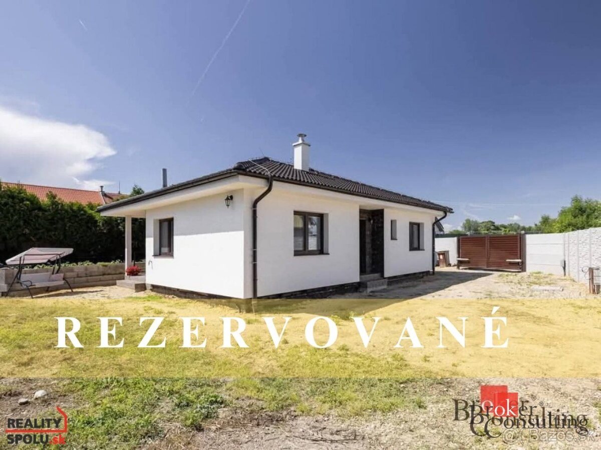 Rezervované Novostavba, predaj, Rodinný dom, Borovce, 3 i