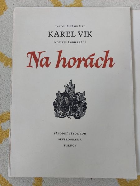 Na horách, Karel Vik a jeho 12 drevorytov