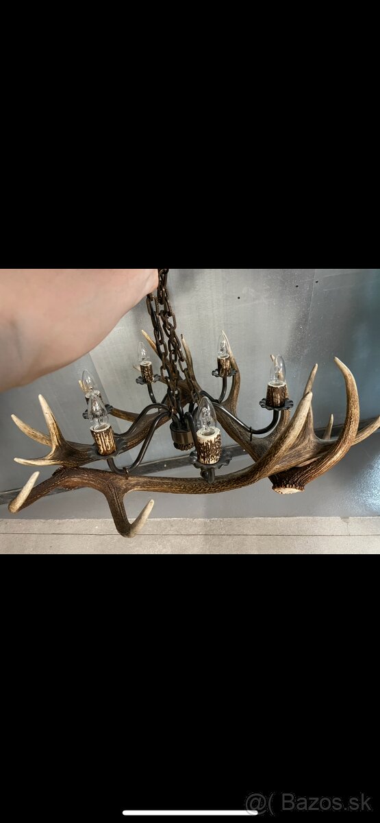 Lampa z parožia
