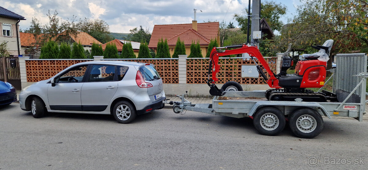 Prives na pracovne stroje minibagre do 3.5t