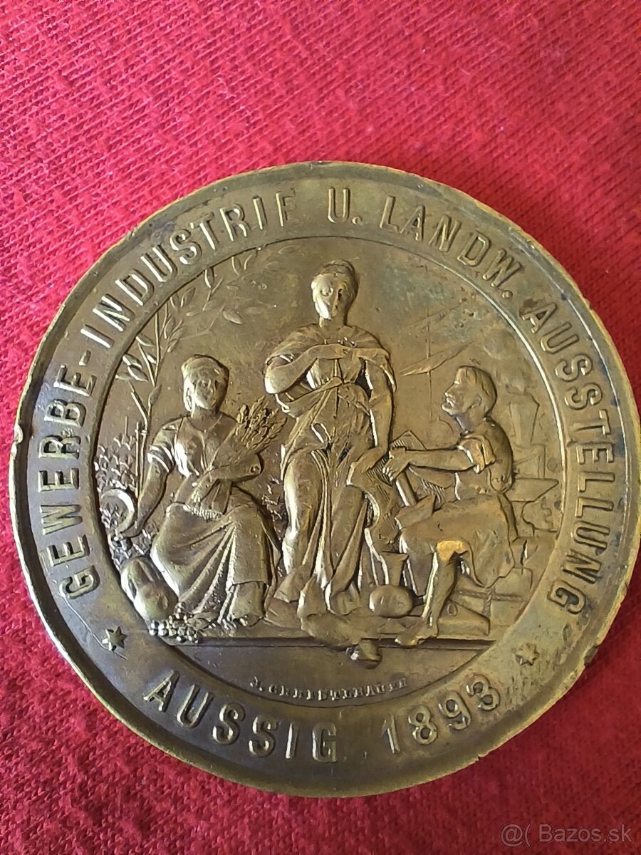 Medaila Jozef Christian.Christlbauer 1893