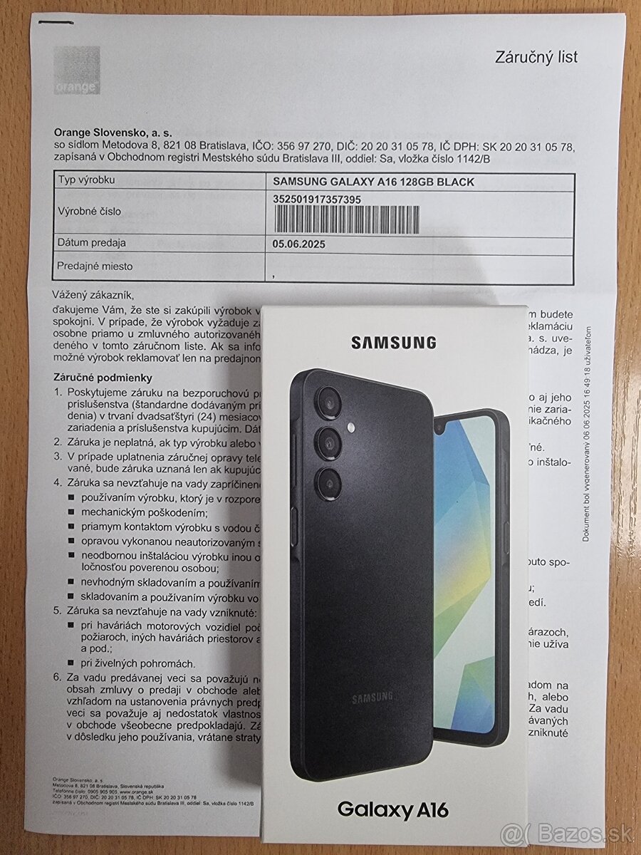Samsung galaxy A16 128GB