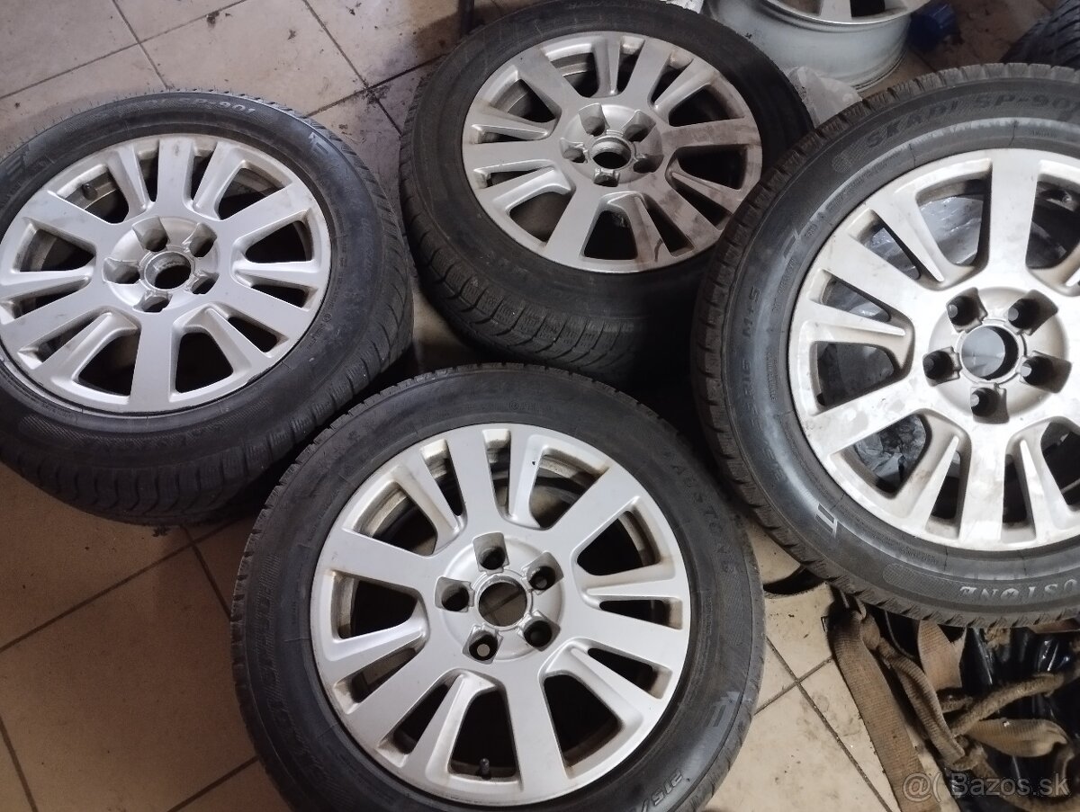 Elektróny 5x112 R16 + Zimné Pneumatiky 215/55 r16