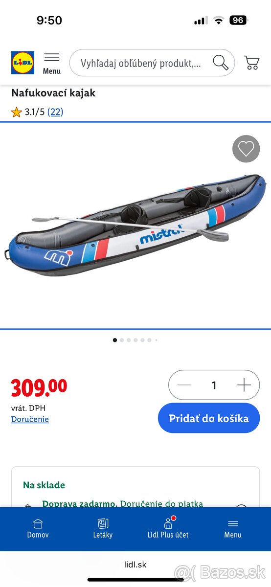 Pradam Tento novy kayak - Mistral