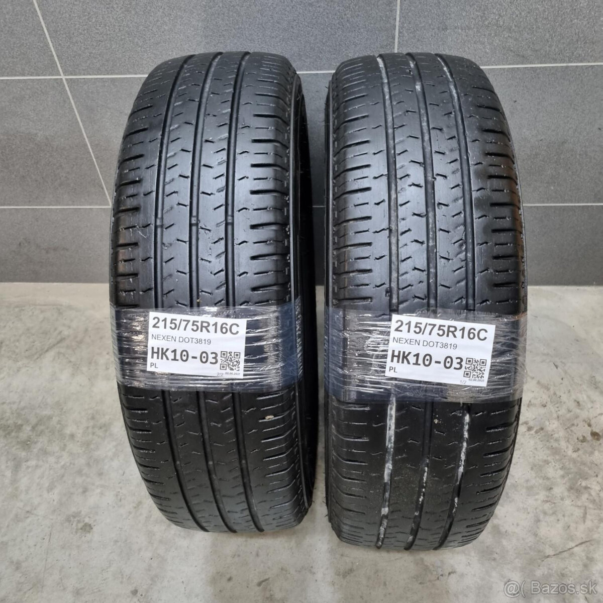 Dodávkové pneu 215/75 R16C NEXEN DOT3819