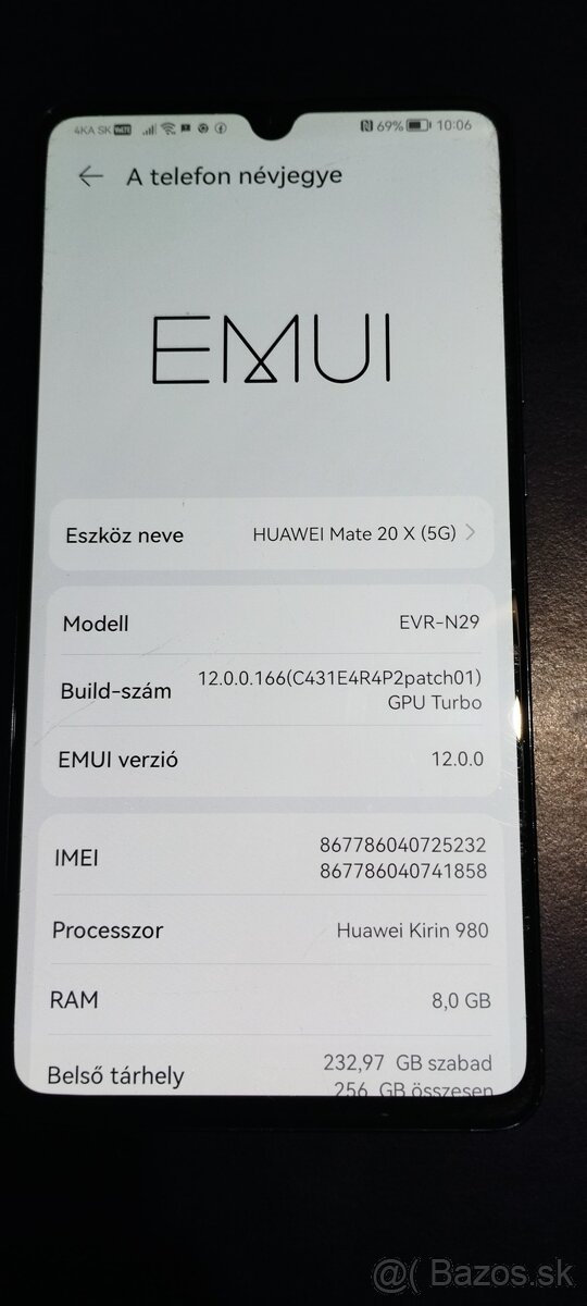 HUAWEI Mate 20 X 256gb
