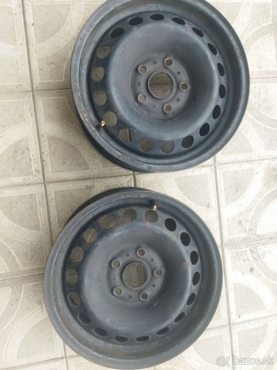 5x112 R15 Plechové disky ET43
