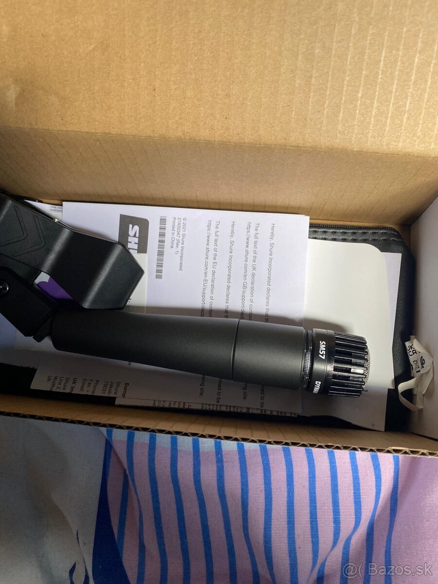 Shure SM57 LCE Dynamický nástrojový mikrofón + Stojan