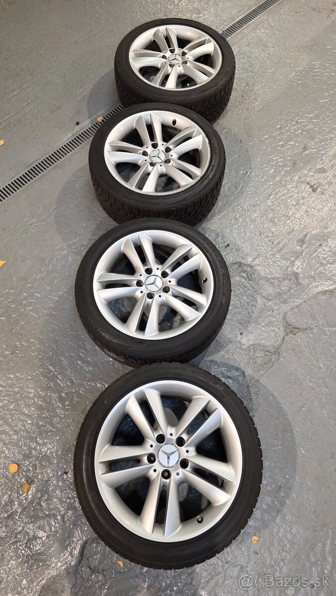 Mercedes disky + zimné pneu R17