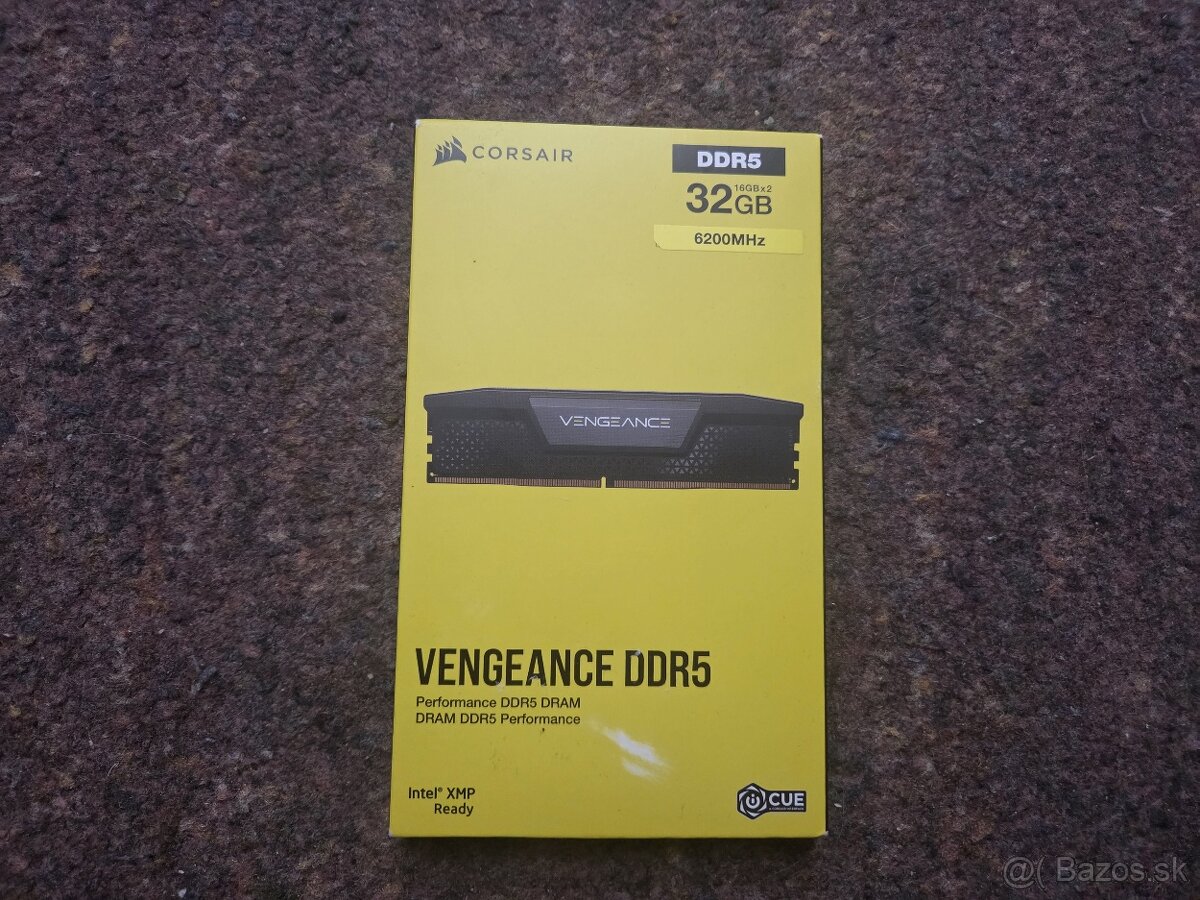 Predám RAM Corsair 32GB 6200 MHz CL32 Vengeance XMP