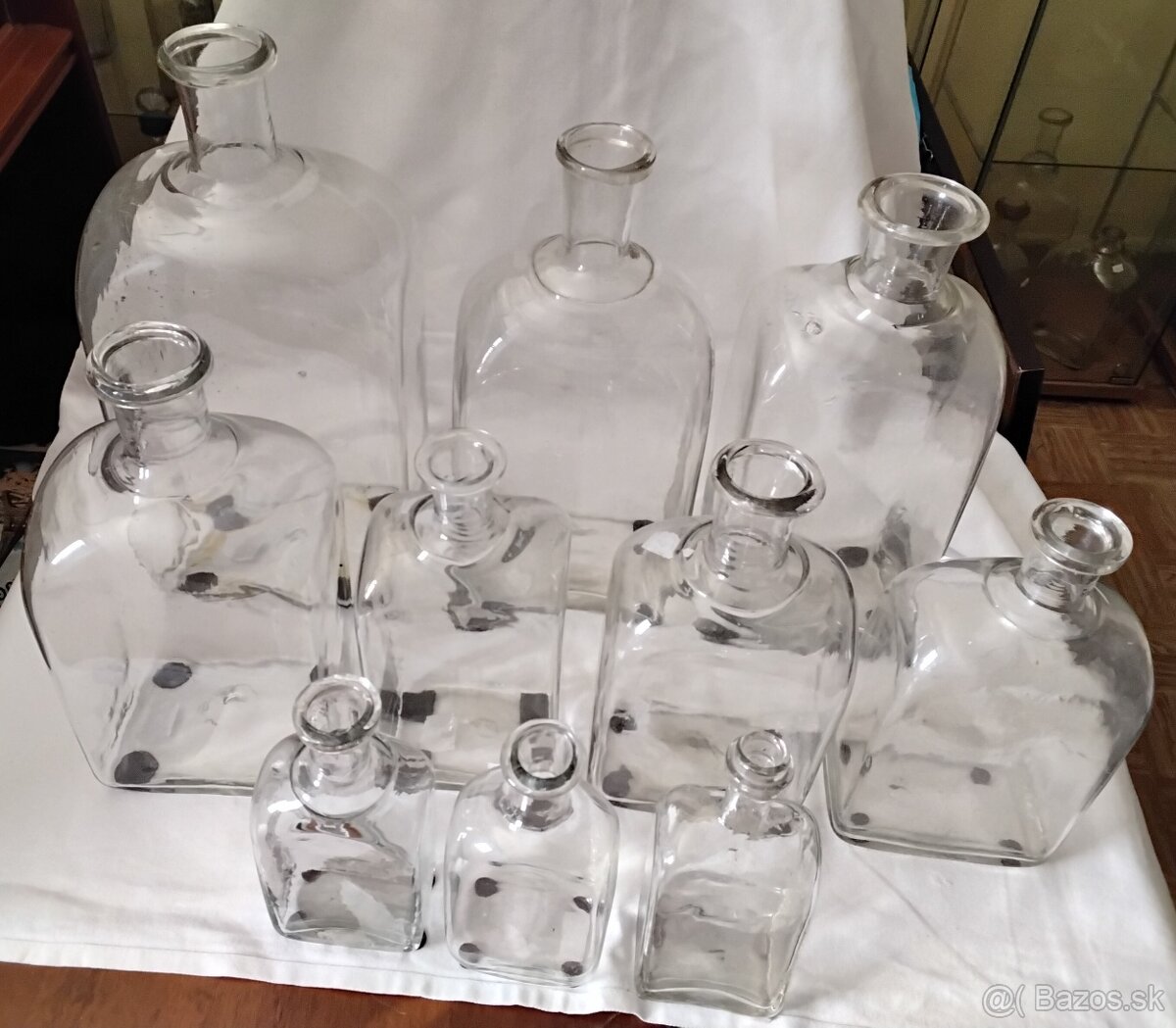 Starožitné fukane fľaše