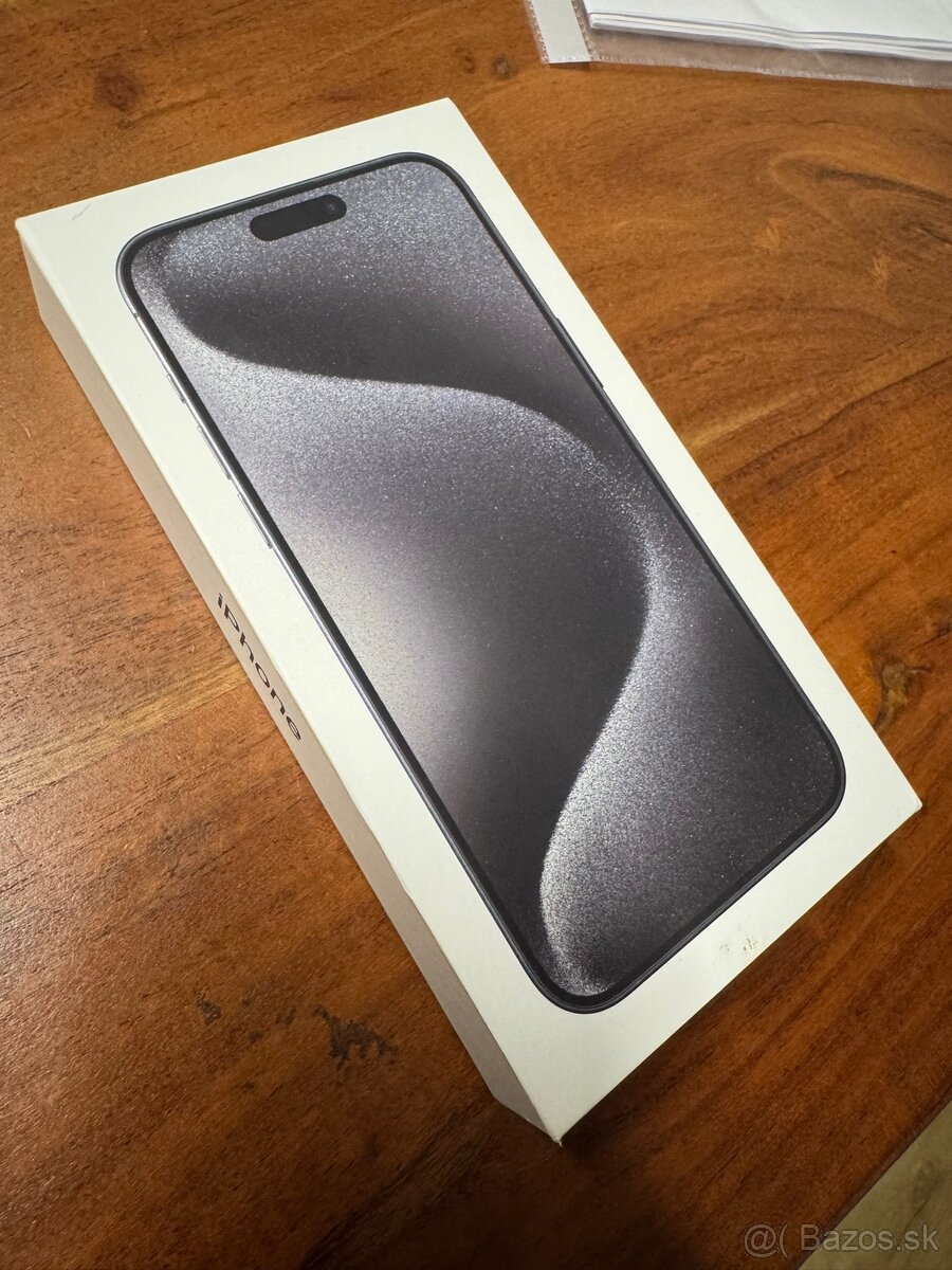 Predám nerozbalený iPhone 15 Pro MAX, 256GB