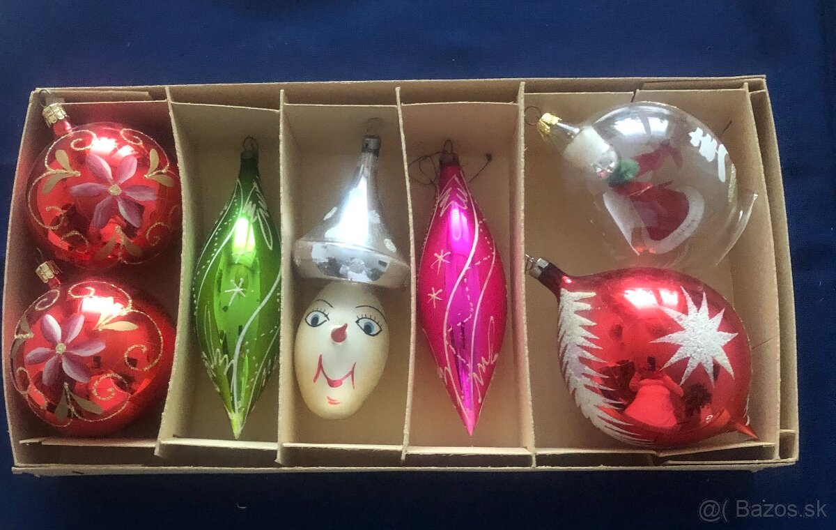 Retro ozdoby na vianocny stromcek