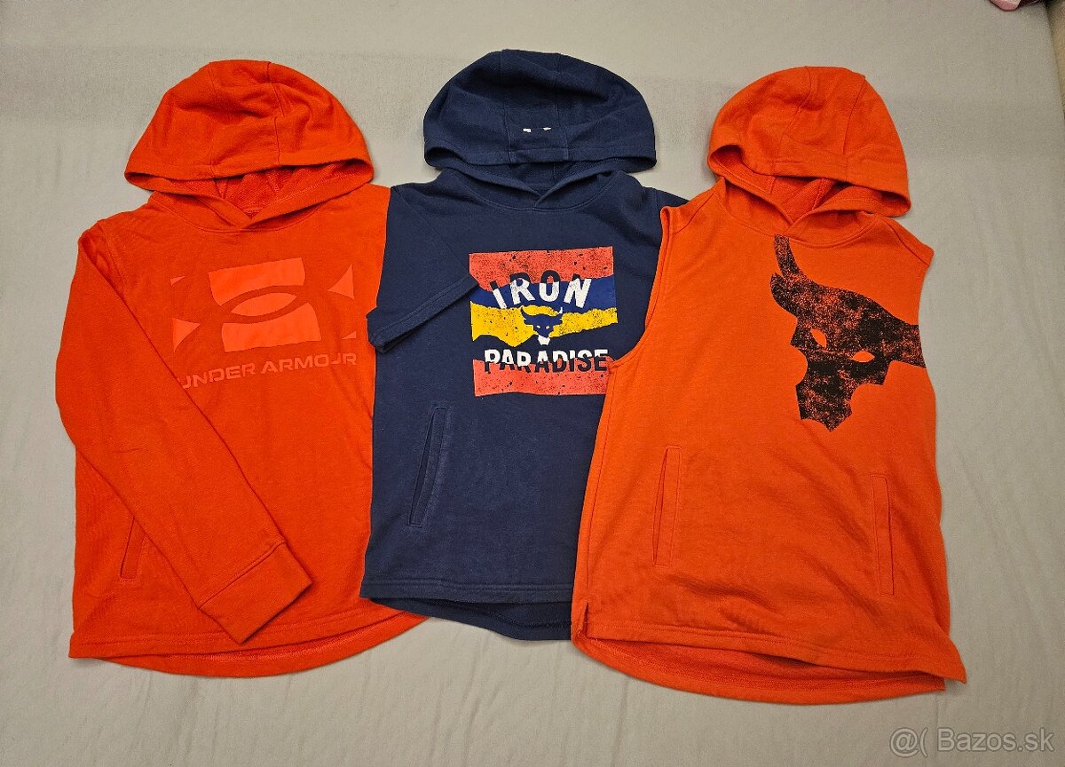 Mikiny a dlhym rukavom a bez rukavov vel.M-cca146/152