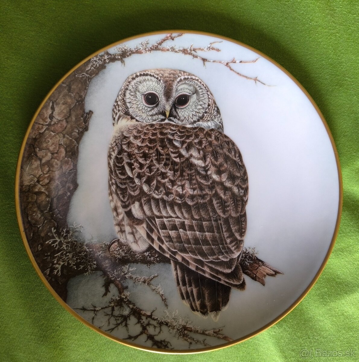Značený tanier Sova