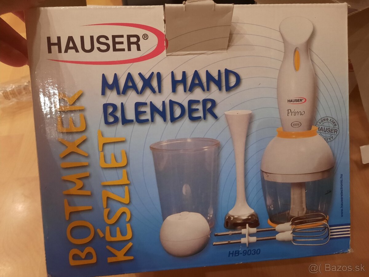 Hauser maxi hand blender mixér, šľahač, krájač