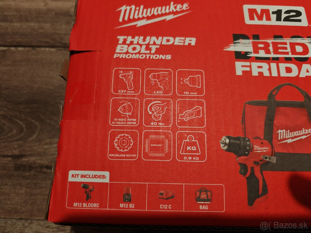 Predám AKU utahovacku Milwaukee M12